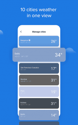 Screenshot of the application Weather - By Xiaomi - #7