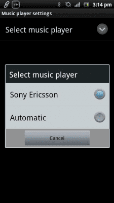 Screenshot of the application Music player - Sm. - #4