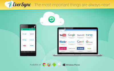 Screenshot of the application Eversync - #1