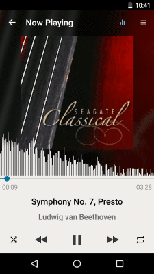 Screenshot of the application Seagate Media app - #8
