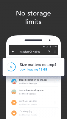 Screenshot of the application Sync - #3