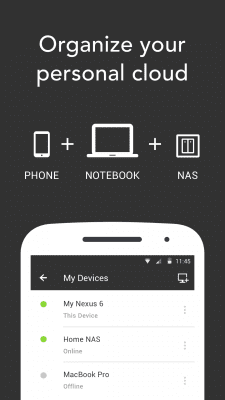 Screenshot of the application Sync - #4