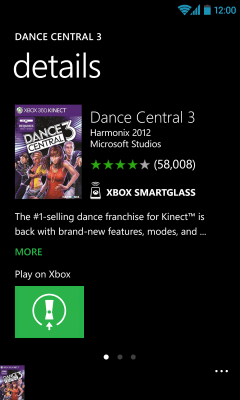 Screenshot of the application Xbox 360 SmartGlass - #2