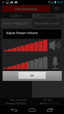 Screenshot of the application OBS Remote - #3