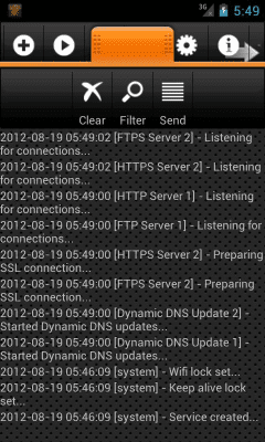 Screenshot of the application HTTPS / FTPS / SFTP Server - #2