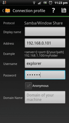 Screenshot of the application AntTek SMB Client - #3
