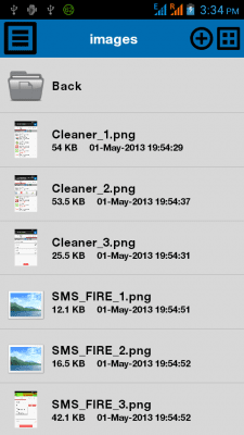 Screenshot of the application MY FTP Lite - #3