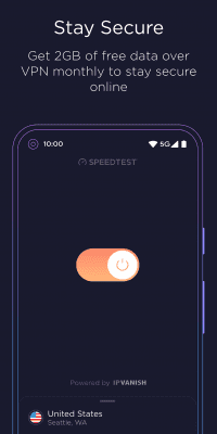 Screenshot of the application Speedtest.net - #3