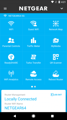 Screenshot of the application NETGEAR Genie - #1