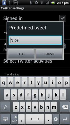 Screenshot of the application Smart extension for Twitter - #3