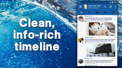 Screenshot of the application TweetCaster for Twitter - #3