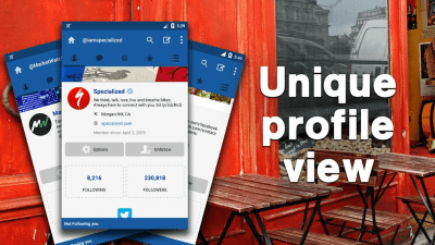 Screenshot of the application TweetCaster for Twitter - #4