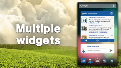 Screenshot of the application TweetCaster for Twitter - #5