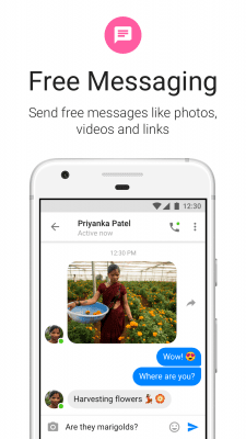 Screenshot of the application Facebook Messenger Lite - #1