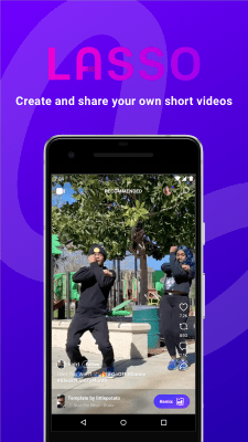 Screenshot of the application Facebook Lasso - short, fun videos - #1