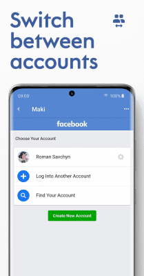 Screenshot of the application Maki: Facebook and Messenger in one app - #8