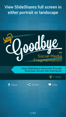 Screenshot of the application SlideShare - #5