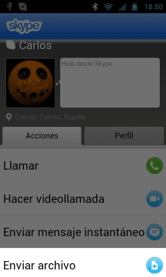 Screenshot of the application Z-SkypeArt for Skype - #4