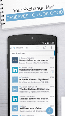 Screenshot of the application Email Exchange + by Mailwise - #1