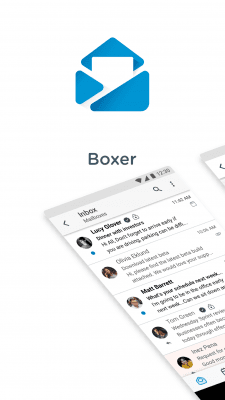 Screenshot of the application Boxer - Workspace ONE - #1