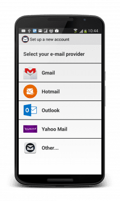 Screenshot of the application Hotmail in Outlook Fast - #1