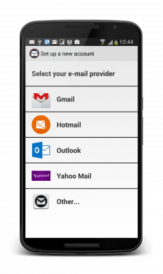 Screenshot of the application Hotmail in Outlook Fast - #5