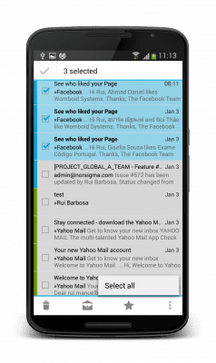 Screenshot of the application Hotmail in Outlook Fast - #6