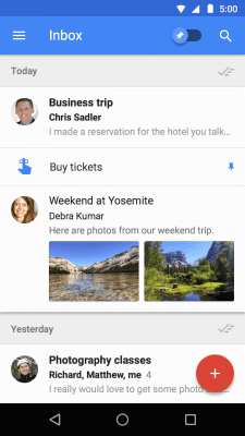 Screenshot of the application Inbox from Gmail - #1