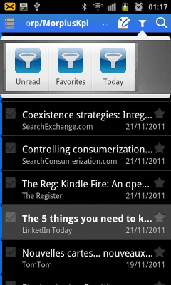 Screenshot of the application ExMail (Exchange) - #8
