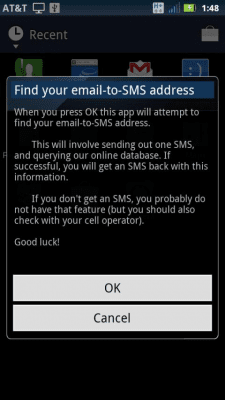 Screenshot of the application Find Phone Email Address - #1