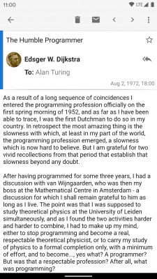 Screenshot of the application K-9 Mail - #3