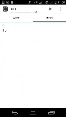 Screenshot of the application Online Compiler - #4