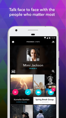 Screenshot of the application ooVoo Video Call, Text & Voice - #3