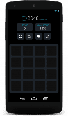 Screenshot of the application 2048 Myo Edition - #1