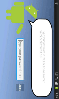 Screenshot of the application Check your password - #3