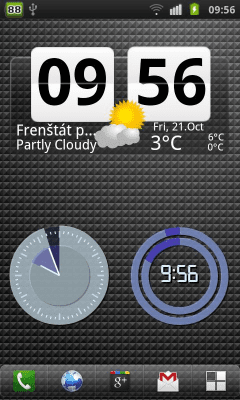Screenshot of the application Make Your Clock Widget - #5