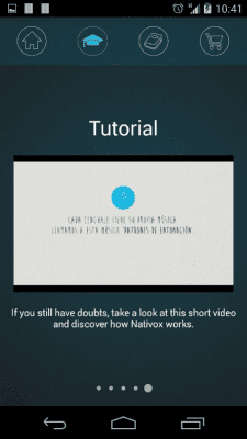 Screenshot of the application Nativox: improve English - #5