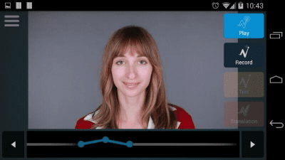 Screenshot of the application Nativox: improve English - #6
