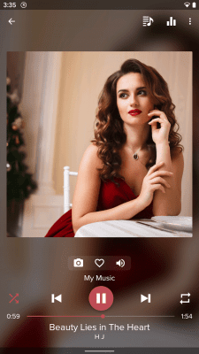 Screenshot of the application Pi Music Player - mp3 player, YouTube music videos - #3