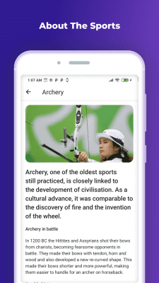 Screenshot of the application Tokyo 2021 - #4