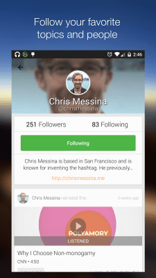 Screenshot of the application Umano: News Read to You - #4