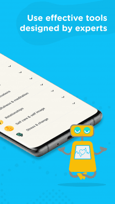 Screenshot of the application Woebot: Your Self-Care Expert - #3