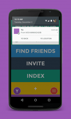 Screenshot of the application Yo - #4