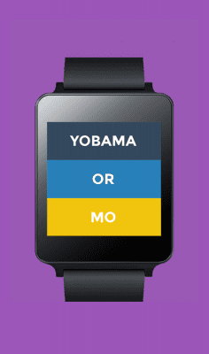 Screenshot of the application Yo - #6