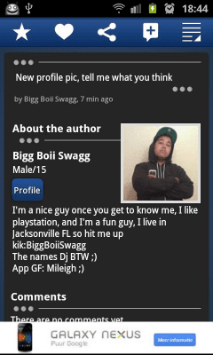 Screenshot of the application Yo Momma Jokes - #4