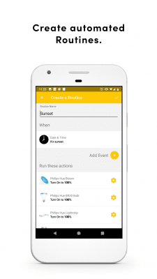 Screenshot of the application Yonomi - #3