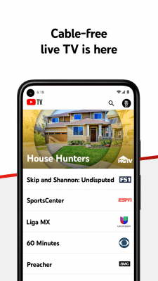 Screenshot of the application YouTube TV - Watch & Record Live TV - #1