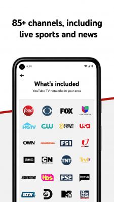 Screenshot of the application YouTube TV - Watch & Record Live TV - #2