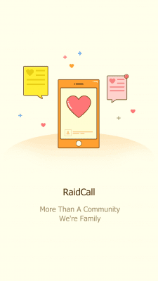 Screenshot of the application RaidCall - #1