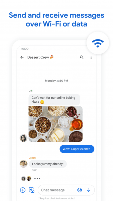 Screenshot of the application Android Messages - #1